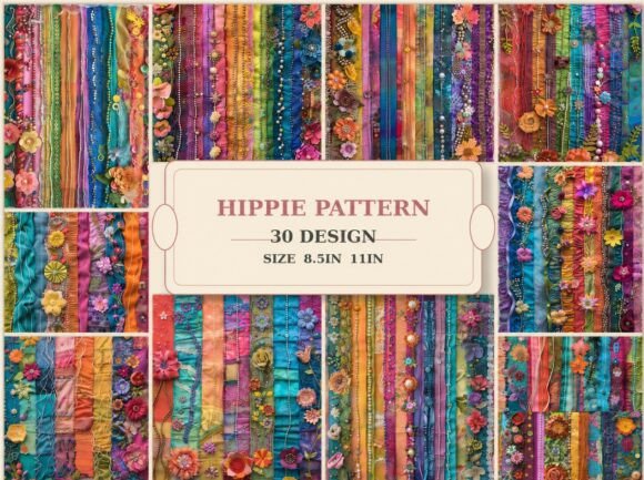 Download Embellished Textile Flower Junk Journal - Embellished Collection