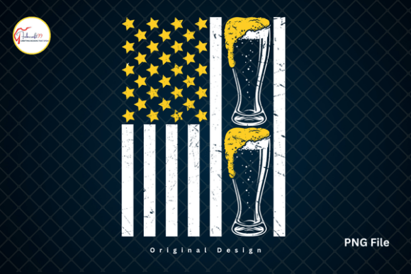 Download Beer Lover Craft Beer American Flag PNG - Premium Resources