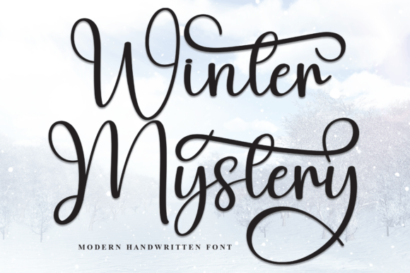 Download Winter Mystery Font - Winter Collection