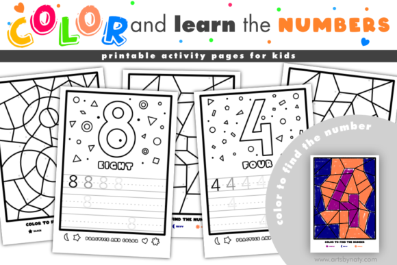 Download Color and Trace Numbers | Activity Pages - Trace numbers Collection